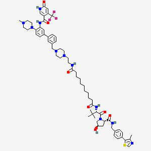 molecular formula C64H84F3N11O7S B12423067 MS33 