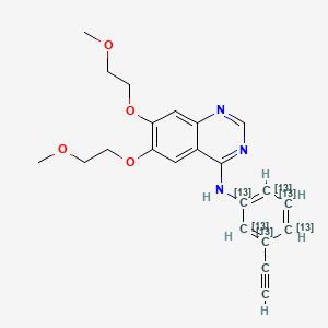 molecular formula C22H23N3O4 B12423085 Erlotinib-13C6 