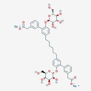 molecular formula C46H52Na2O16 B12423092 Bimosiamose (disodium) 