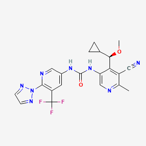 molecular formula C21H19F3N8O2 B12423135 (R)-Malt1-IN-3 