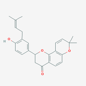 molecular formula C25H26O4 B124232 Shinflavanone CAS No. 157414-03-4