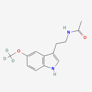 molecular formula C13H16N2O2 B12423343 Melatonin Methoxy-d3 