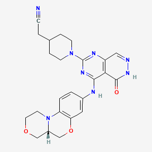 molecular formula C24H26N8O3 B12423361 Syk/jak-IN-1 