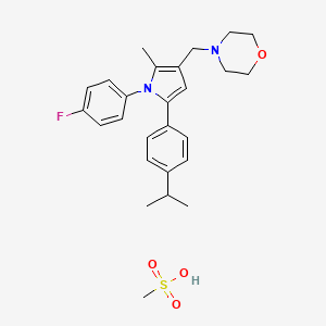 molecular formula C26H33FN2O4S B12423382 BM635 (mesylate) 