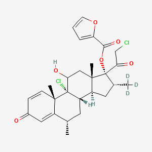 molecular formula C28H32Cl2O6 B12423391 6alpha-Methyl Mometasone furoate-d3 