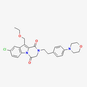 molecular formula C26H28ClN3O4 B12423392 Egfr/braf-IN-1 