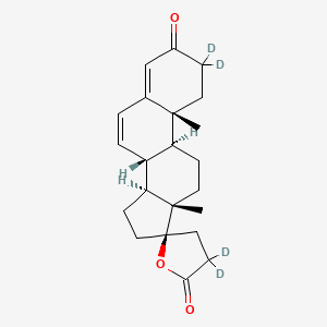 molecular formula C22H28O3 B12423424 Canrenone-d4 