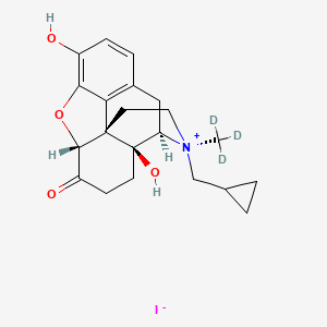 molecular formula C21H26INO4 B12423428 Methylnaltrexone D3 (iodide) 