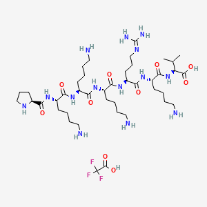 molecular formula C42H79F3N14O10 B12423436 Nls (pkkkrkv) (tfa) 