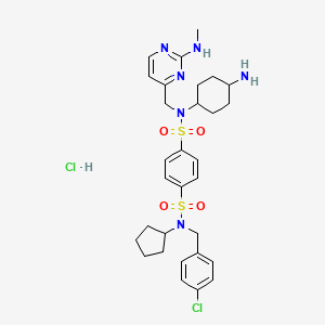 molecular formula C30H40Cl2N6O4S2 B12423440 Deltasonamide 2 (hydrochloride) 