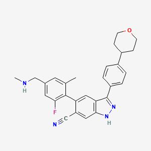 molecular formula C28H27FN4O B12423452 Hpk1-IN-16 