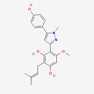 molecular formula C22H24N2O4 B12423458 XN methyl pyrazole 
