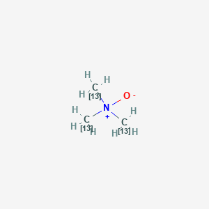 molecular formula C3H9NO B12423470 Trimethylamine-N-oxide-13C3 