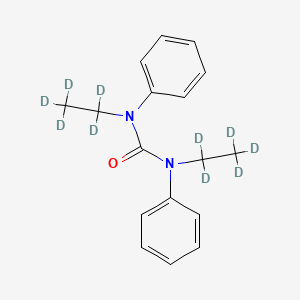 molecular formula C17H20N2O B12423475 1,3-Diethyl-1,3-diphenylurea-d10 