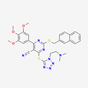molecular formula C30H30N8O3S2 B12423480 Dcn1-ubc12-IN-3 