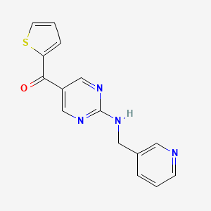 molecular formula C15H12N4OS B12423495 Vanin-1-IN-2 