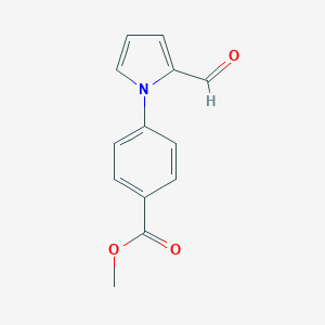 molecular formula C13H11NO3 B124235 methyl 4-(2-formyl-1H-pyrrol-1-yl)benzoate CAS No. 149323-67-1