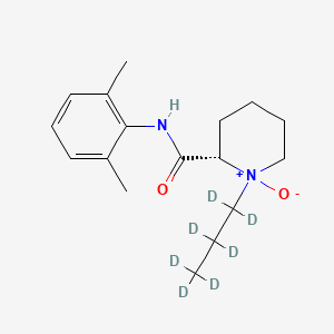 molecular formula C17H26N2O2 B12423566 Ropivacaine-d7 N-Oxide 