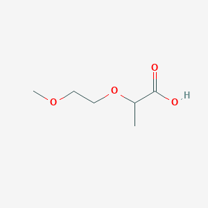 molecular formula C6H12O4 B1242357 2-(2-methoxyethoxy)propanoic Acid CAS No. 200617-09-0