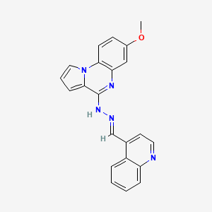 molecular formula C22H17N5O B12423583 PrPSc-IN-1 