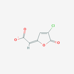 cis-2-Chloro-4-carboxylatomethylenebut-2-en-1,4-olide