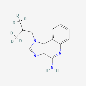 molecular formula C14H16N4 B12423652 Imiquimod-d6 