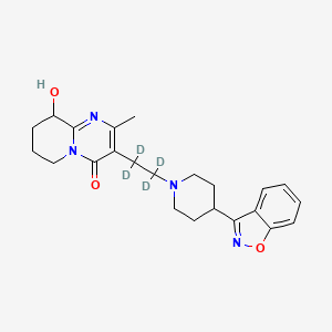 molecular formula C23H28N4O3 B12423653 Defluoro Paliperidone-d4 