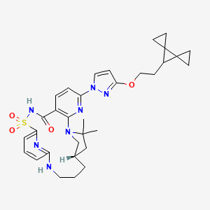 molecular formula C32H39N7O4S B12423676 Vanzacaftor CAS No. 2374124-49-7