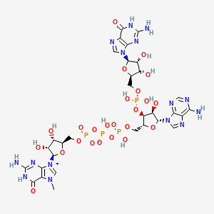 molecular formula C31H41N15O24P4 B12423680 m7GpppApG 