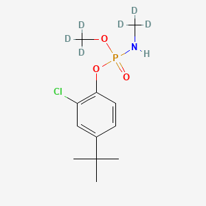 molecular formula C12H19ClNO3P B12423724 Crufomate-d6 