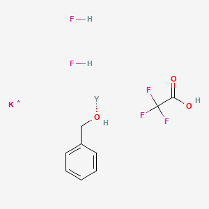 molecular formula C9H11F5KO3Y B12423732 Cmd178 (tfa) 