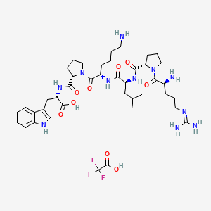 molecular formula C41H62F3N11O9 B12423753 Novokinin TFA 