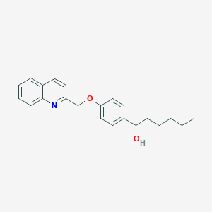 molecular formula C22H25NO2 B1242379 L-655,238 