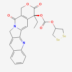 molecular formula C24H20N2O6Se2 B12423811 CPT-Se3 