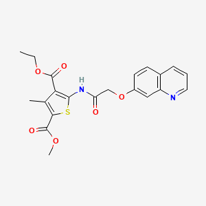 molecular formula C21H20N2O6S B12423823 Neuraminidase-IN-4 