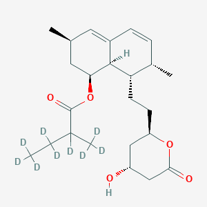 molecular formula C24H36O5 B12423831 Lovastatin-d9 