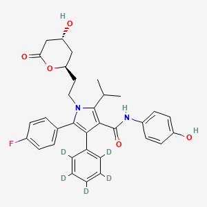 molecular formula C33H33FN2O5 B12423839 4-Hydroxy Atorvastatin Lactone-d5 
