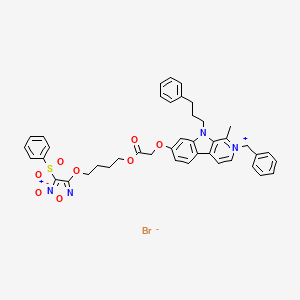 molecular formula C42H41BrN4O8S B12423848 Antitumor agent-49 