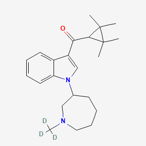 molecular formula C23H32N2O B12423884 AB-005 Azepane isomer-d3 