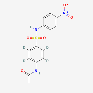 molecular formula C14H13N3O5S B12423888 Sulfanitran-d4 