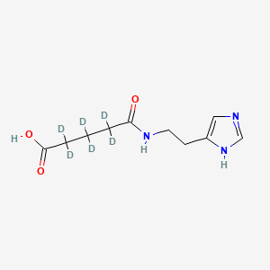molecular formula C10H15N3O3 B12423905 Ingavirin-d6 