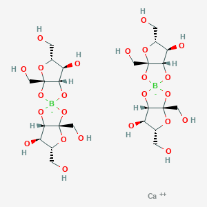 molecular formula C24H40B2CaO24 B1242391 Calcium fructoborate 