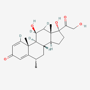molecular formula C22H30O5 B12423926 Methylprednisolone-d4 
