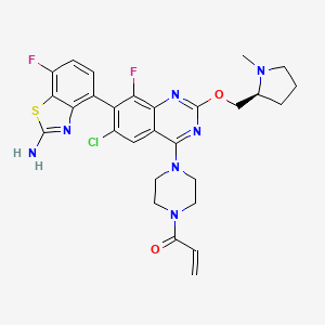molecular formula C28H28ClF2N7O2S B12423932 KRAS G12C inhibitor 24 