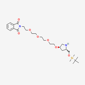 molecular formula C27H44N2O7Si B12423945 Phthalimide-PEG4-PDM-OTBS 