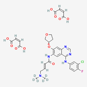 molecular formula C32H33ClFN5O11 B12424135 Afatinib-d6 (dimaleate) 