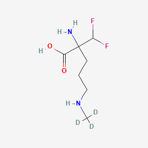 molecular formula C7H14F2N2O2 B12424195 N5-Methyl eflornithine-d3 