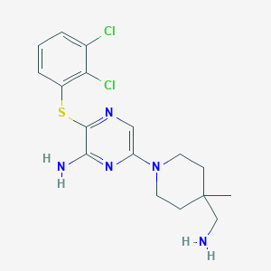 molecular formula C17H21Cl2N5S B12424233 Shp2-IN-8 