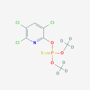 molecular formula C7H7Cl3NO3PS B12424245 Chlorpyrifos methyl-d6 CAS No. 2083629-84-7