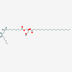 molecular formula C41H76O5 B1242428 1-[(9Z,12Z)-octadecadienoyl]-2-icosanoyl-sn-glycerol 